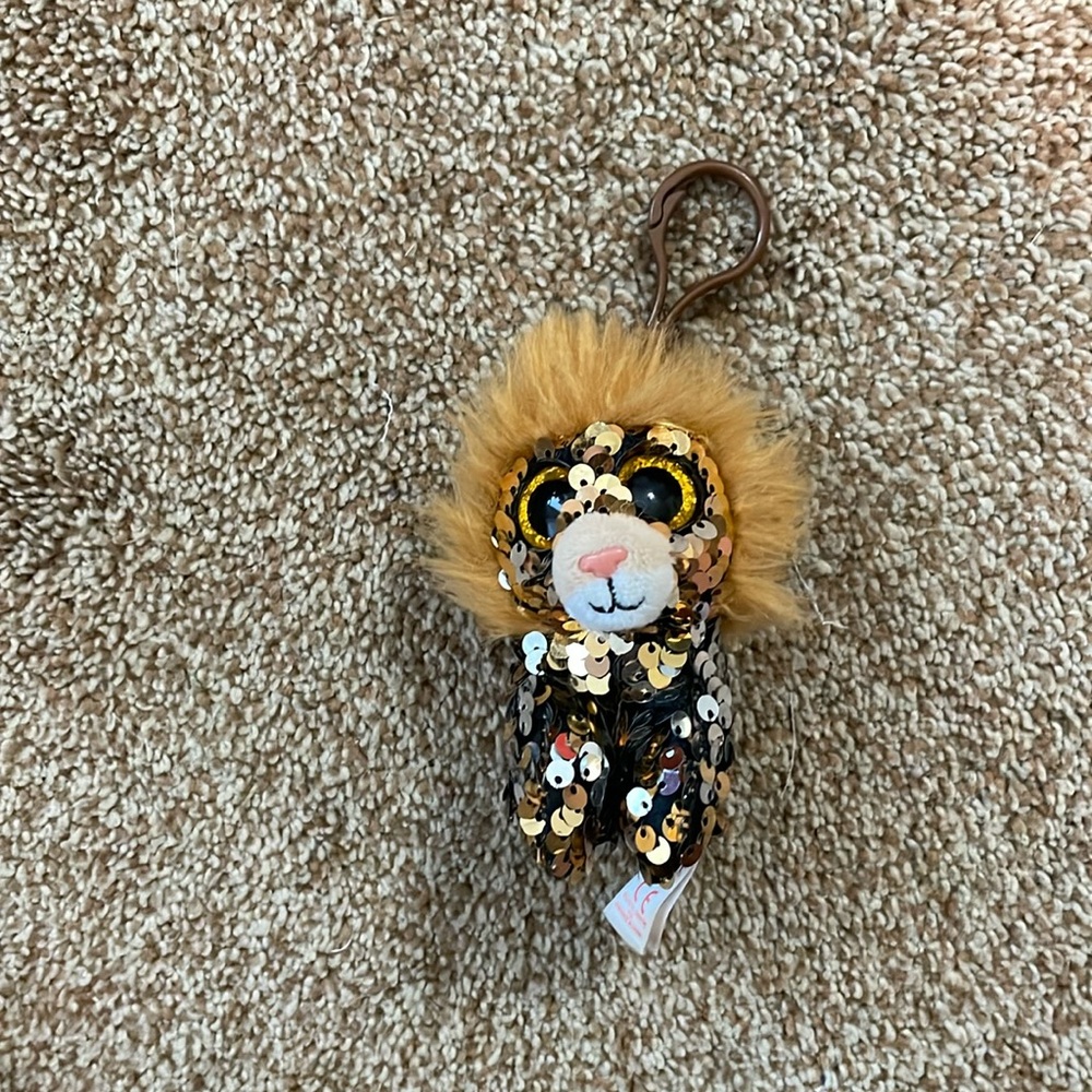 Ty flippables REGAL the Sequin Lion 3”